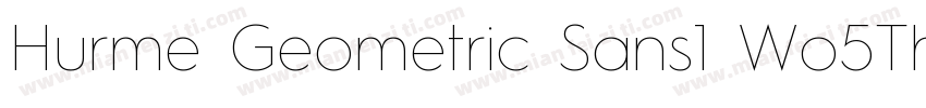 Hurme Geometric Sans1 Wo5Thobl字体转换